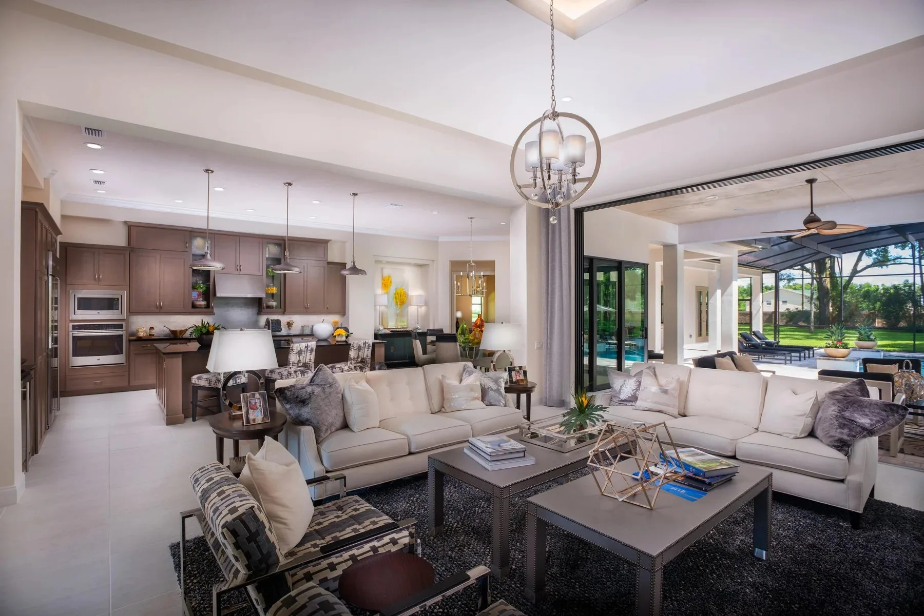 Designer kitchen interior photography for luxury home